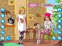 Cat Cafe Dress Up Online Game