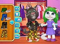 Tom and Angela Insta Fashion Dress-Up Game