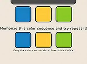 Color Sequence Memory Puzzle