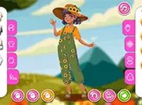 Teen Summer Flower Dress Up Game