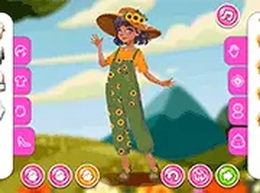 Summer Floral Fashion Dress Up Game